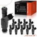 A-premium Fuel Injectors 10 Pcs Compatible With Ford F-250 Super Duty F-350 F-450 F-550 E-350 Club Wagon E-450 E-550 Econoline
