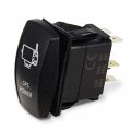 Ch4x4 Rocker Switch Gps Power Symbol White Led