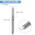 15pcs Straight Flute Thread Tap 10-32 Unf Screwing Tapping Tool Thread Milling Machine Taps High-speed Steel 6542 Hss