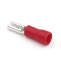 Baomain Red Female Insulated Spade Wire Connector Electrical Crimp Terminal 18-22 Awg 2 8 X 0 5mm 100 Pack 