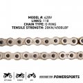 Niche Drive Sprocket Chain Combo For Honda Xl100s Front 15 Rear 42 Tooth 428v O-ring 118 Links
