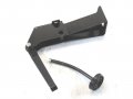 1949-54 Chevy Frame Rail Mount Brake Pedal Assembly Black B10522 