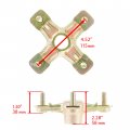 Caltric Rear Axle Wheel Hub Compatible With Yamaha Yfz450 2004 2005 2006 2007-2013 Except Yfz450r
