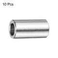10 Pcs Stainless Steel Spacers 56 In Bore X 1 2 Od 1 Length Round Metal Screw Bushing For 16 Screws Bolts And Rods Silver Finis