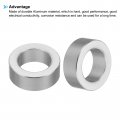 Patikil M10 Aluminum Spacers Pcs Metal Round 10 2mm Id X 16mm Od 6mm L Thickness Spacer Screw Standoff For 3 8 Bolt