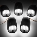 Led Cab Roof Marker Lights 5pcs Smoked Lens White Light For Ram 1500 2500 3500 4500 5500 2003 To 2018 Pickup Trucks Running 