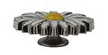 Urbanest Aster Cabinet And Furniture Enamelized Zinc Knob White With Yellow 