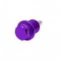 Uxcell M14 X 1 5mm Thread Purple Magnetic Car Universal Engine Oil Pan Drain Plug Bolt Kit With Washer