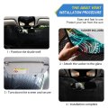 Oarencol Mandala Flower Galaxy Car Windshield Sun Shade Colorful Boho Floral Foldable Uv Ray Visor Protector Sunshade To Keep