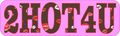 10in X 3in 2hot4u Too Hot For You Bumper Magnet Magnetic Magnets By Stickertalk 