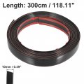 X Autohaux Car Door Edge Guards Scratch Proof Trim Body Strip For Rearview Mirror Bumper Window 10mm Wide 300cm Length Pvc