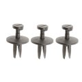 Dodge Grand Caravan 2008 To 2020 Push In Nylon Rivets 3 Pieces 11 16 Head Diameter Replacement For 14019206 And 16514113 Black 