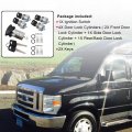 Secosautoparts Ignition Switch Lock Cylinder Door Compatible With Ford Econoline Van E150 E250 E350 1997-2020 Replace 703369