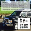 Ignition Switch Lock Cylinder Door For Ford Econoline Van E150 E250 E350 1997-2020 Replace 703369 597638 707624 Dl5886