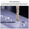 Uxcell Tap Bit Sets 3 8-20 Un 2b Straight Flute Machine Thread Milling 8 2mm M35 Cobalt High Speed Steel Hss-co Twist Drill