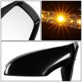 Hy1320212 Factory Style Driver Left Side Mirror Manual Folding Power Adjust Heated Glass Turn Signal Compatible With Sonata