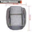 Front Driver Bottom Seat Cover Gray Cloth Replacement For 2007-2012