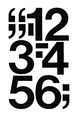 Chartpak Self-adhesive Vinyl Numbers 3 Inches High Black 10 Per Pack 01170 