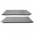 Kuafu Grille Mesh Compatible With 2020-2023 Chevy Chevrolet Corvette C8 Front Outer Inner Radiator Grill Vent 4pcs Steel Black