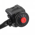 X Autohaux 7 8 Motorcycle Handlebar Control Horn Start Switch Button Kill Stop Plastic Rubber Black 2 Pcs