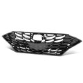 Hy1200230 Factory Style Front Bumper Grill Grille Assembly For Sonata Sel Plus Sport 2020-2022 Bright Black 