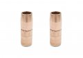 Nozzle For N-m5800c 5 8 Id Flush Acculock Mdx Fits Miller Mdx-250 Mig Gun 2-pk 