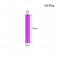 Uxcell 10 Pcs M3x30mm Round Aluminum Standoff Column Spacer Female Purple For Drone Fpv Quadcopter Racing Rc Multirotors Parts