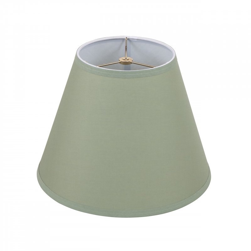Aspen Creative 32071 Hardback Empire Transitional Spider Celadon Lamp Shade 7 Top X 13 Bottom 10 Slant