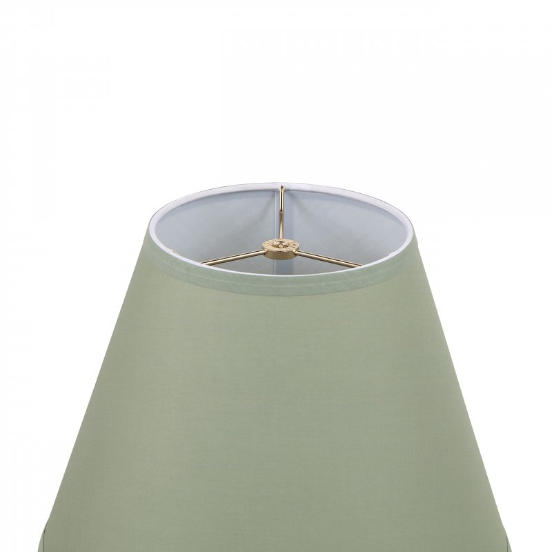 Aspen Creative 32071 Hardback Empire Transitional Spider Celadon Lamp Shade 7 Top X 13 Bottom 10 Slant