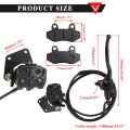 Pro Bat Front Hydraulic Brake Assembly W Extra Pad For 50cc 70cc 90cc 110cc 125cc 140cc Dirt Pit Bike
