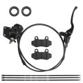 Pro Bat Front Hydraulic Brake Assembly W Extra Pad For 50cc 70cc 90cc 110cc 125cc 140cc Dirt Pit Bike