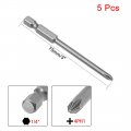 Uxcell 5 Pcs 4mm Ph1 Magnetic Phillips Screwdriver Bits 1 4 Inch Hex Shank 3-inch Length S2 Power Tool