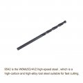 Uxcell 6542 High Speed Steel Straight Shank Twist Jobber Drill Bit Fully Ground Black Oxide Bits 6mm Diameter 57mm Total Length