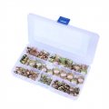 Angoily 75pcs Band Clamp Tube Flexible Tubings Pipe Hose Clip Fuel Line Clamp Spring Boxed