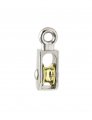 Aexit 13mm Diameter Material Handling Stainless Steel Single Sheave Fixed Eye Snatch Blocks Rope Pulley