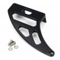 Universal Lower Chain Guard Racing Toe For Motorcycles Cnc Aluminum Black Anodized Bolt On Install With Mounting Bolts Model