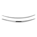 Front Bumper Moldings For Mercedes Benz E320 E350 E550 2007 2008 2009 Driver And Passenger Side Pair Chrome Impact Strip Sedan 