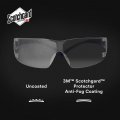 3m Securefit 200 Series Sf201sgaf-blu Blue Temples Clear Scotchgard Anti-fog Lens
