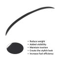 1pc Rear Trunk Spoiler Wing Abs Matte Black For 2005-2011 Bmw E90 3 Series Sedan