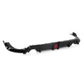 Rear Lip Spoiler Diffuser Body Kit For Honda Civic 2016 2017 2018 2019 2020 2021 Gloss Black 