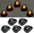 Komas 5pcs Smoke Lens With Amber Led Cab Roof Marker Lights Top Lamp Running Light Replacement Accessories For Ford 1999-2016 