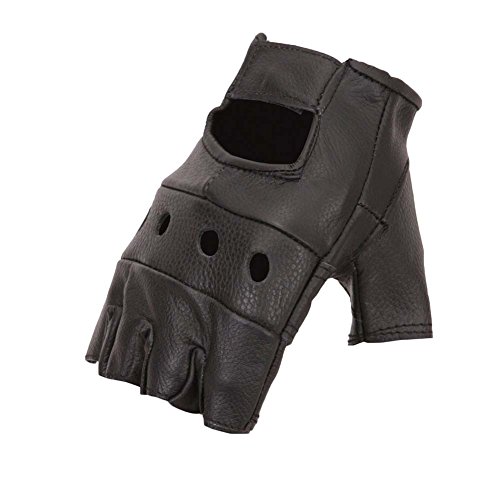 First Manufacturing Lightweight Fingerless Gloves Black X-large