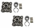 2 Front Wheel Hubs Bearings Studs For Polaris 2011-2014 Hawkeye 400 2015 325