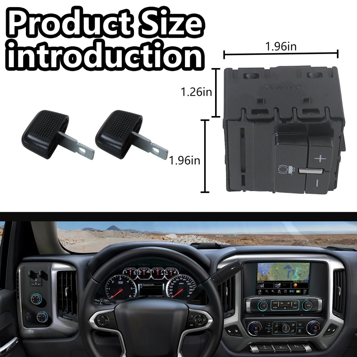 Trailer Brake Control For 2016-2020 G Mc Yukon And 2016-2021 Chevy Colorado Replaces Part 23145874 84108373