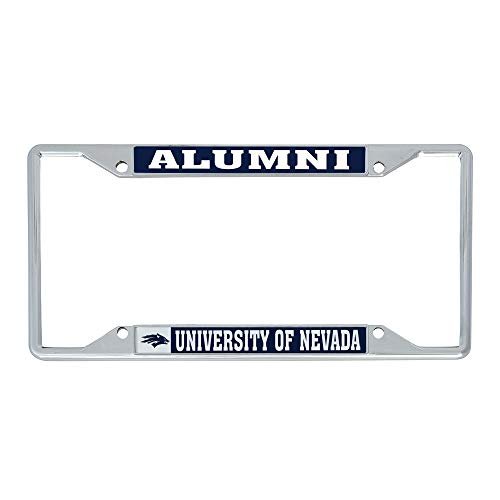 Desert Cactus University Of Nevada Reno Unr Wolf Pack Metal License Plate Frame For Front Or Back Car Officially Licensed