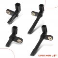 A-premium Abs Wheel Speed Sensor Compatible With Toyota Models Sequoia 2008-2017 Front And Rear Side 4-pc Set Replace