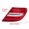 Topteng Right Tail Light Rear Lamp 2049060604 For Benz W204 C250 C300 C350 C63 2011-2014