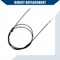 Hihaha No 20490444 Hood Release Cable For Volvo Vnl 2004-2018 Vnm Control Durable Plastic 1 Pcs Black