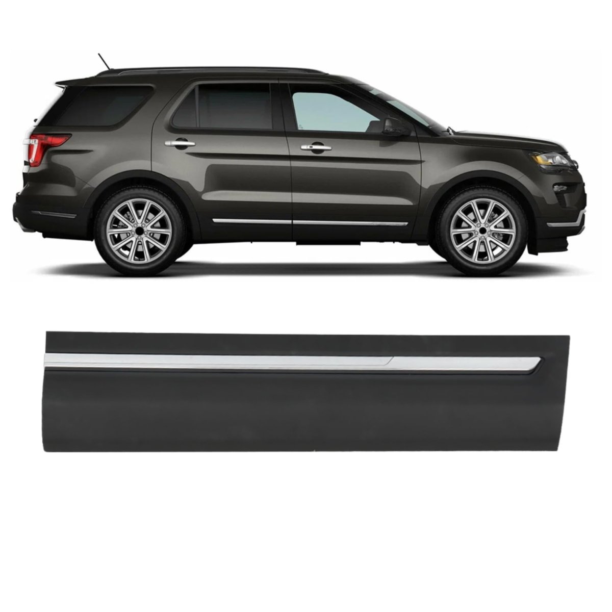 Front Right Side Door Lower Molding Trim Replacement For Explorer 2016 2017 2018 2019 Hb5z7820878ba