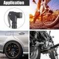 Flexible 150cm 59 1 Tire Valve Connect Pipe Air Inflator Extension Rubber Hose Vent Deflated Style For Car Motorbike Metal